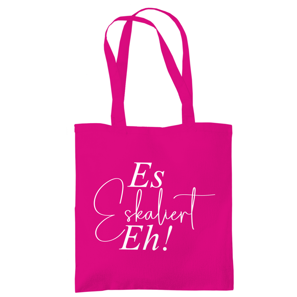Tragetasche "Es eskaliert eh" - Grafikmagie
