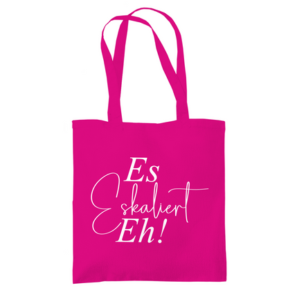 Tragetasche "Es eskaliert eh" - Grafikmagie