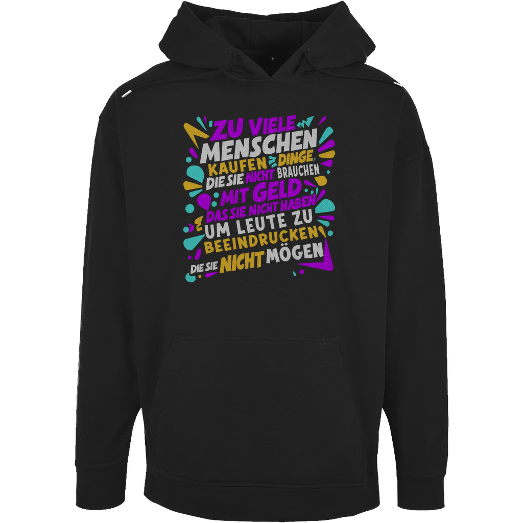 Unisex Oversize Hoodie "Zu viele Menschen..."