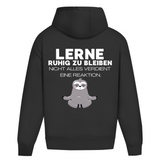 Oversize Hoodie "Lerne ruhig zu bleiben"