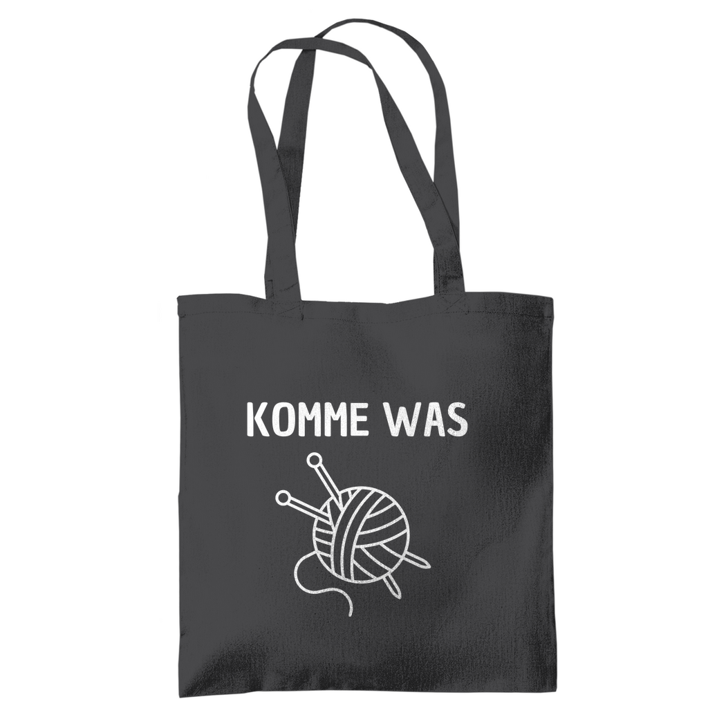 Tragetasche "Komme was Wolle" - Grafikmagie