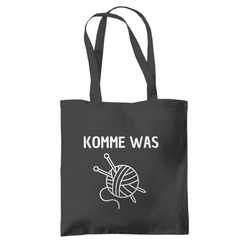 Tragetasche "Komme was Wolle" - Grafikmagie