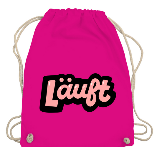Turnbeutel "Läuft"