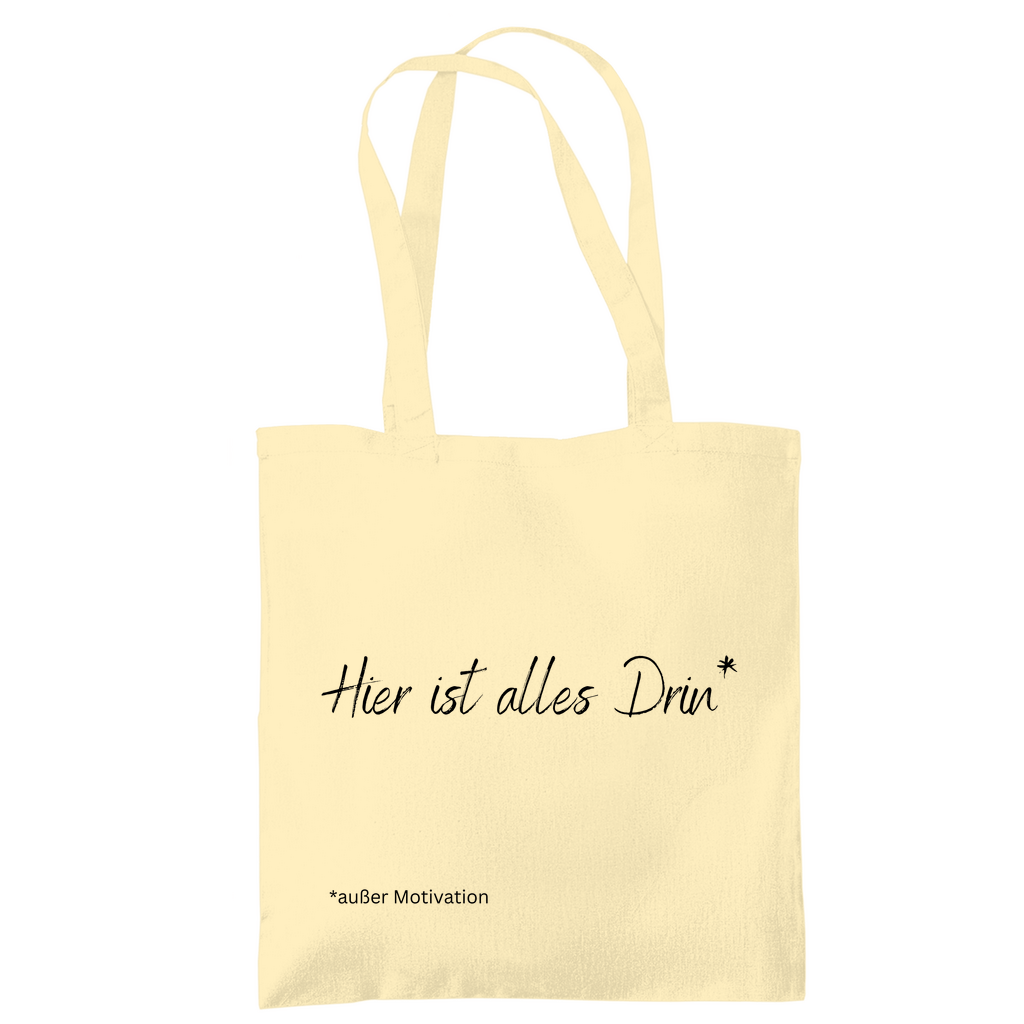 Tragetasche "Hier ist alles drin" - Grafikmagie