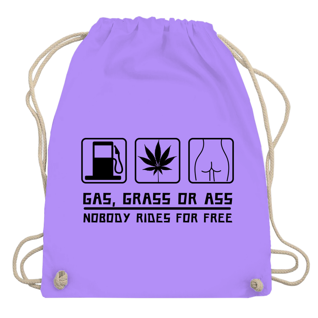 Turnbeutel "Gas Grass Ass"