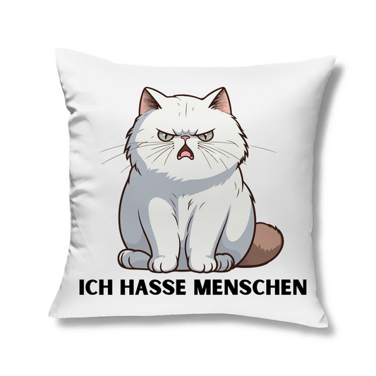 Kopfkissen "Ich hasse Menschen" - Grafikmagie