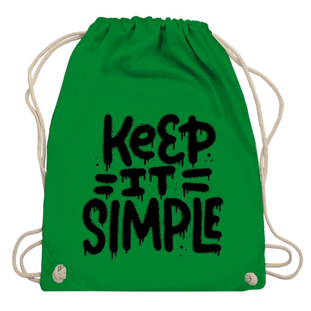 Turnbeutel "Keep it Simple"