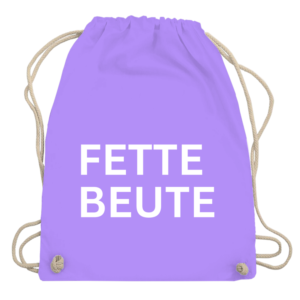 Turnbeutel "Fette Beute"