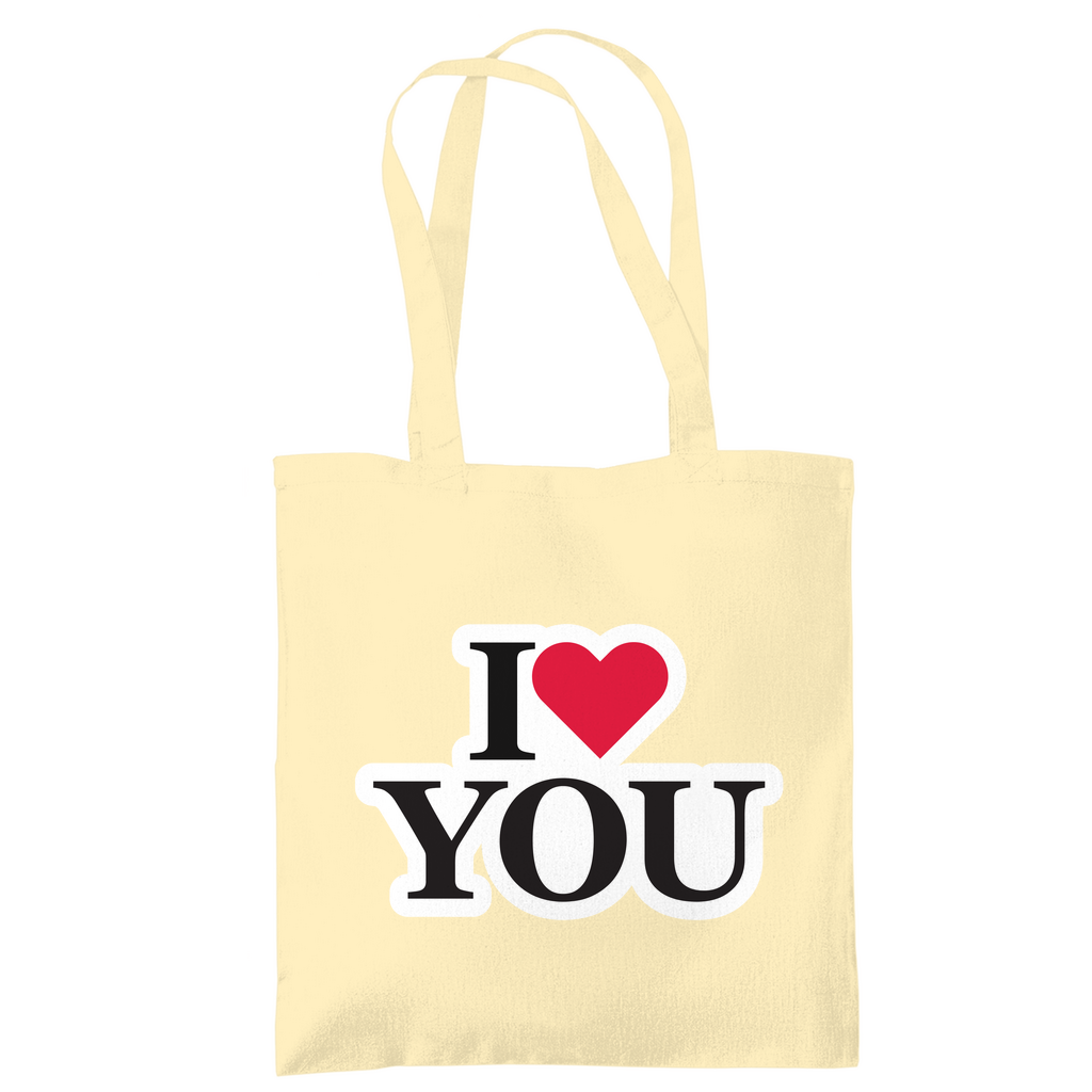 Tragetasche "I love you" - Grafikmagie
