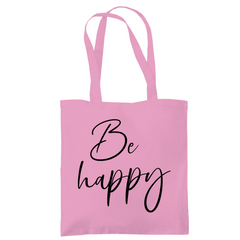 Tragetasche "Be Happy" - Grafikmagie