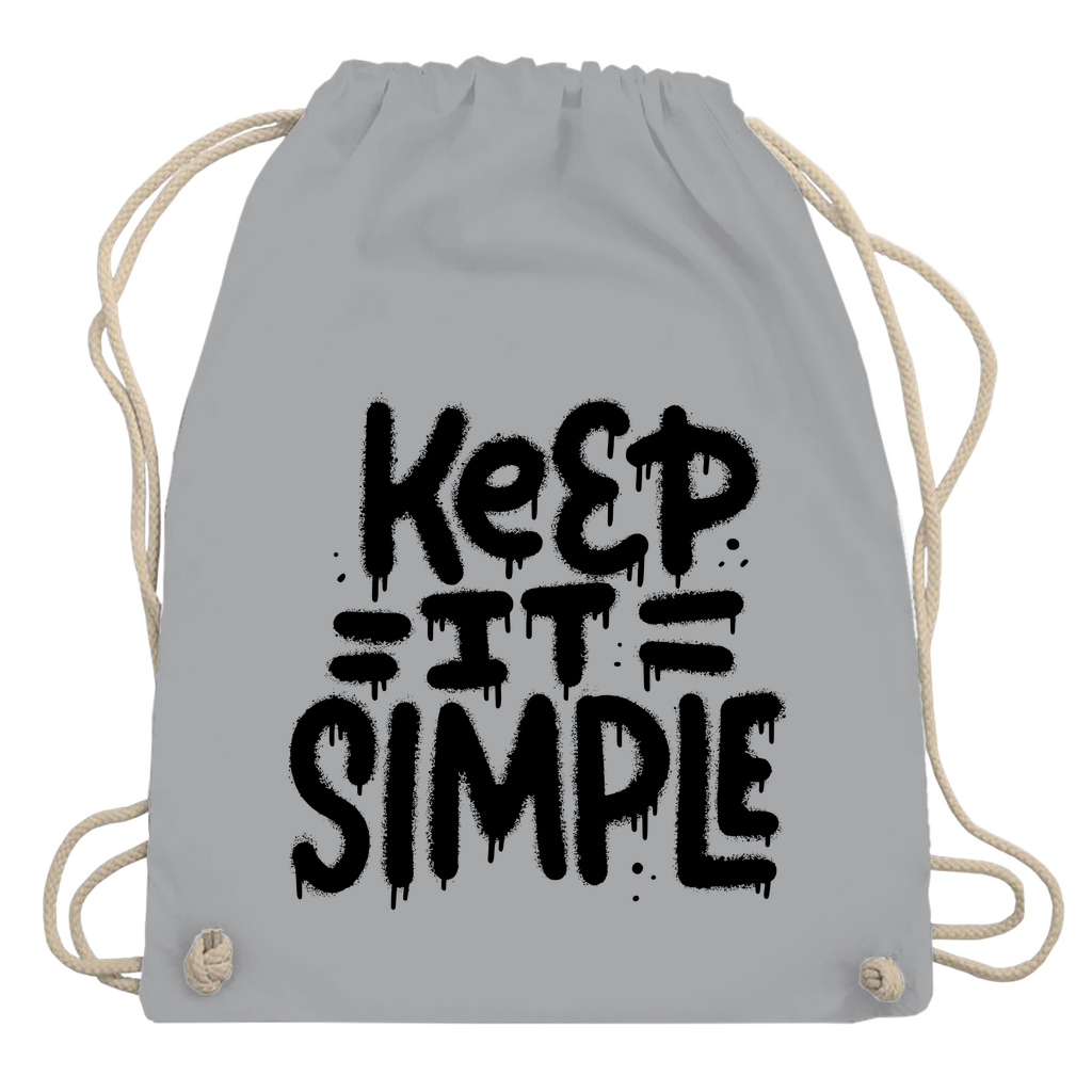 Turnbeutel "Keep it Simple"