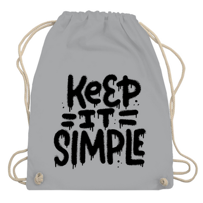 Turnbeutel "Keep it Simple"