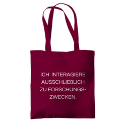 Tragetasche "Ich interagiere" - Grafikmagie