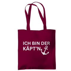 Tragetasche "Ich bin der Käptn" - Grafikmagie