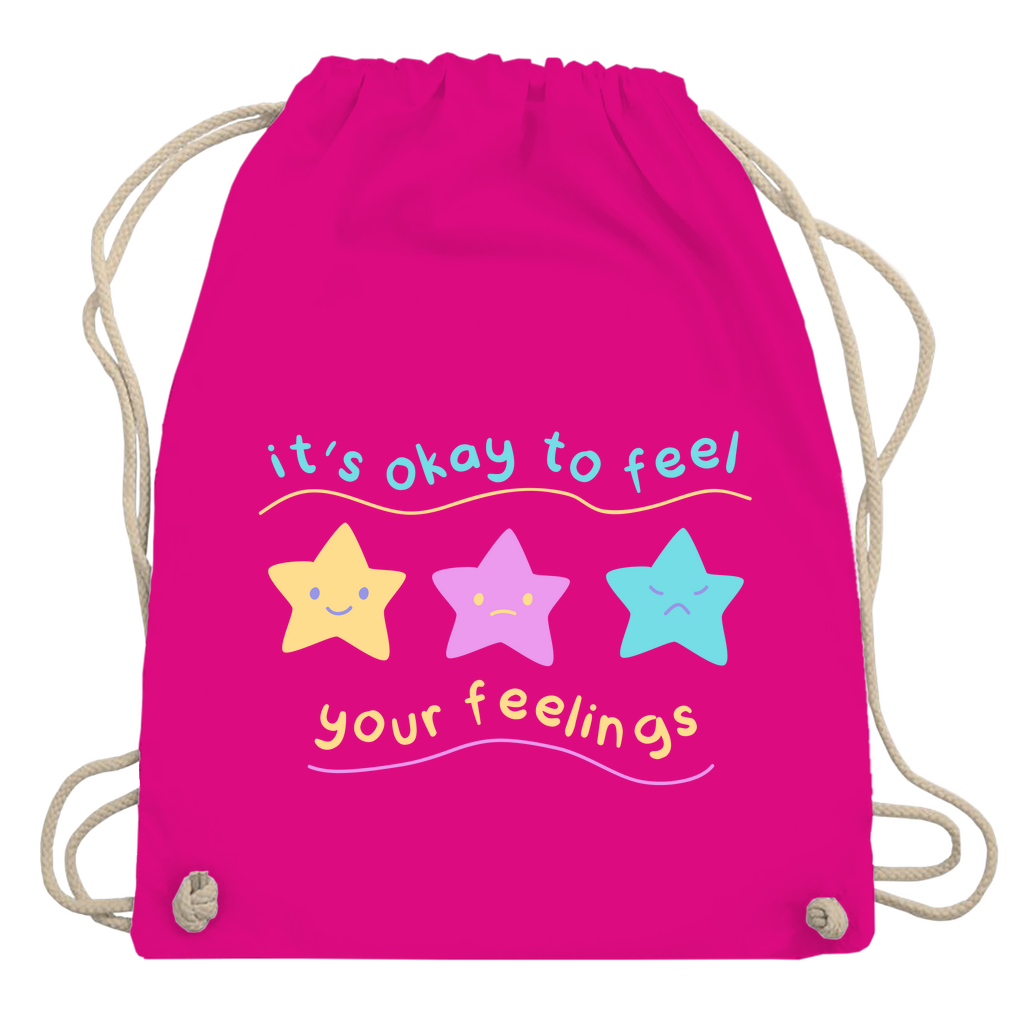 Turnbeutel "Its okay to feel"