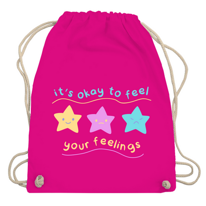 Turnbeutel "Its okay to feel"