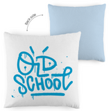 Kopfkissen zweifarbig "Old School" - Grafikmagie