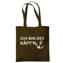 Tragetasche "Ich bin der Käptn" - Grafikmagie
