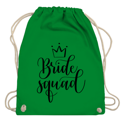 Turnbeutel "Bride squad"