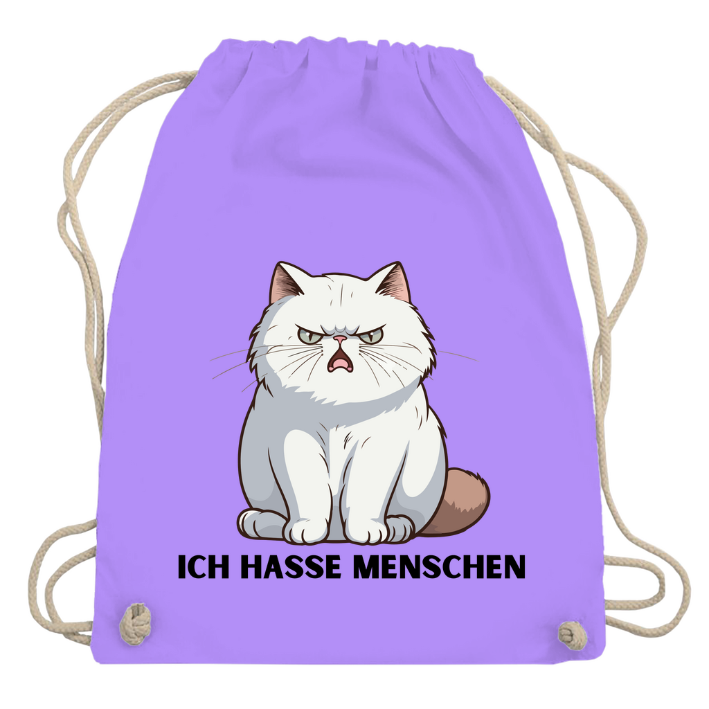 Turnbeutel "Ich hasse Menschen"