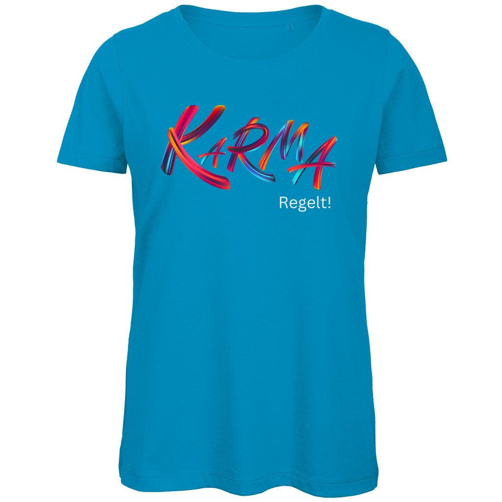 Damen T-Shirt "Karma regelt" - Grafikmagie