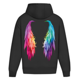 Oversize Hoodie "Flügel Bunt"