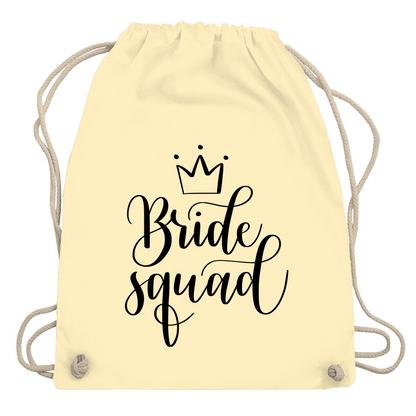 Turnbeutel "Bride squad"