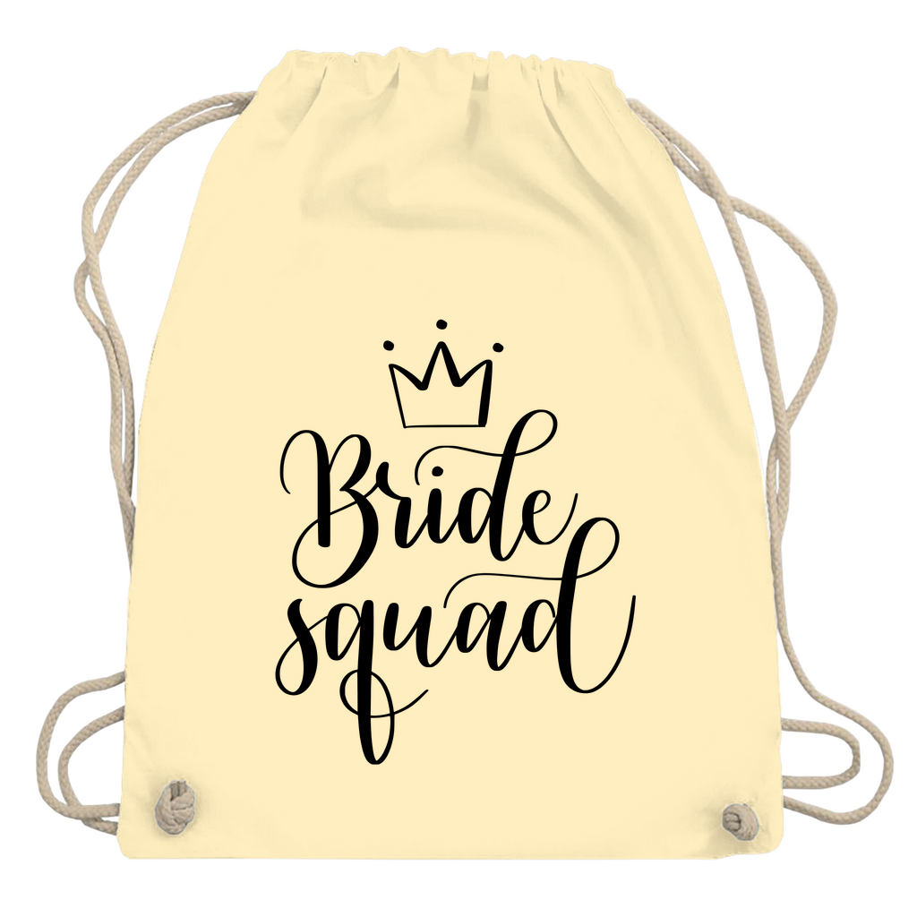 Turnbeutel "Bride squad"