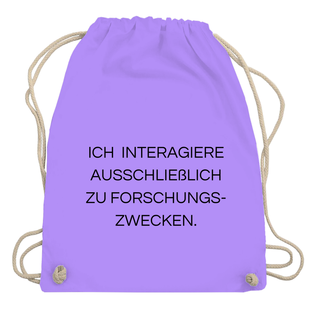 Turnbeutel "Ich interagiere"