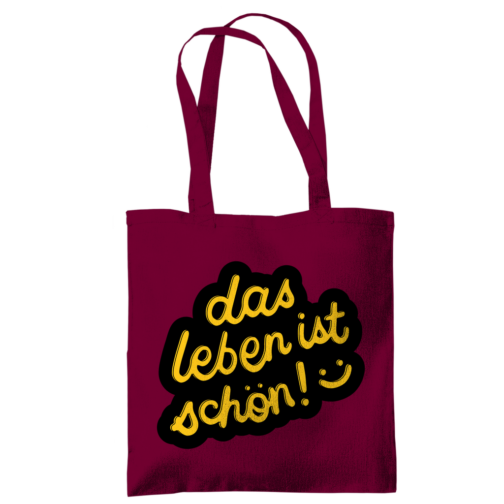 Tragetasche "das Leben ist schön" - Grafikmagie