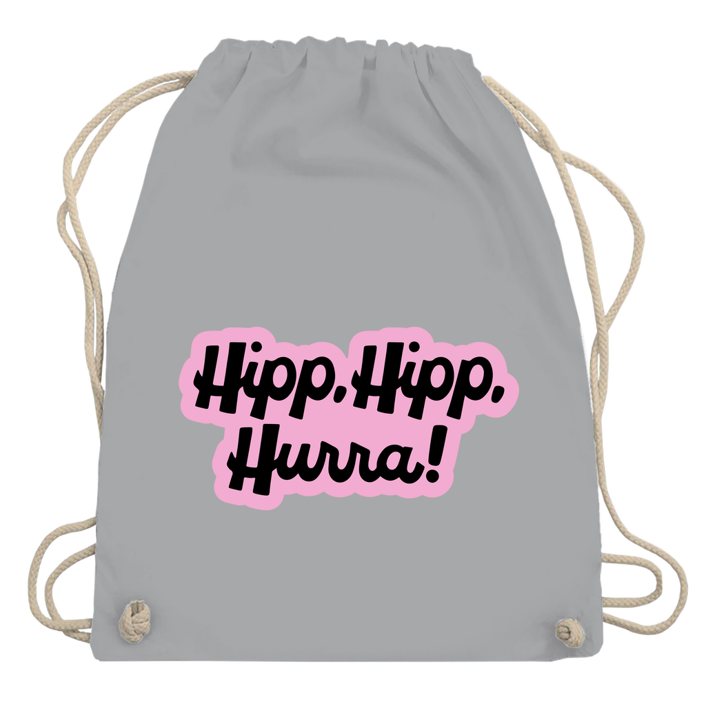 Turnbeutel "Hipp, Hipp, Hurra"