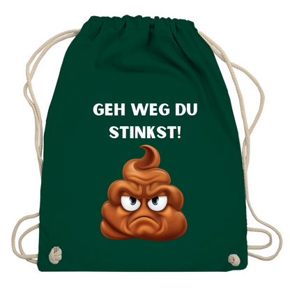 Turnbeutel "Geh weg du stinkst"