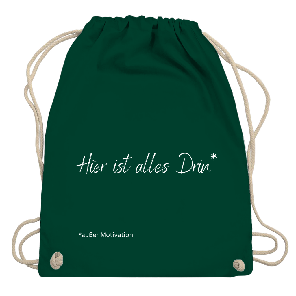 Turnbeutel "Hier ist alles drin"