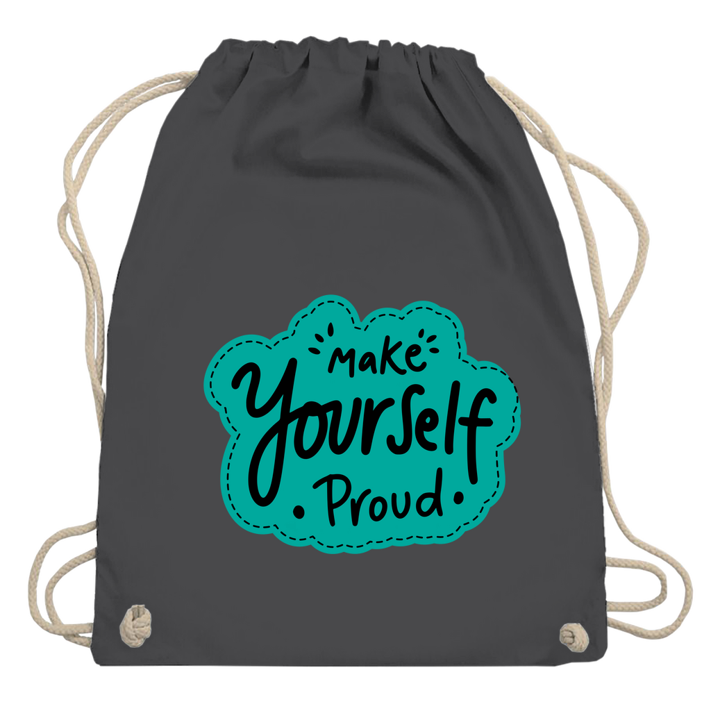 Turnbeutel "Make youself proud"