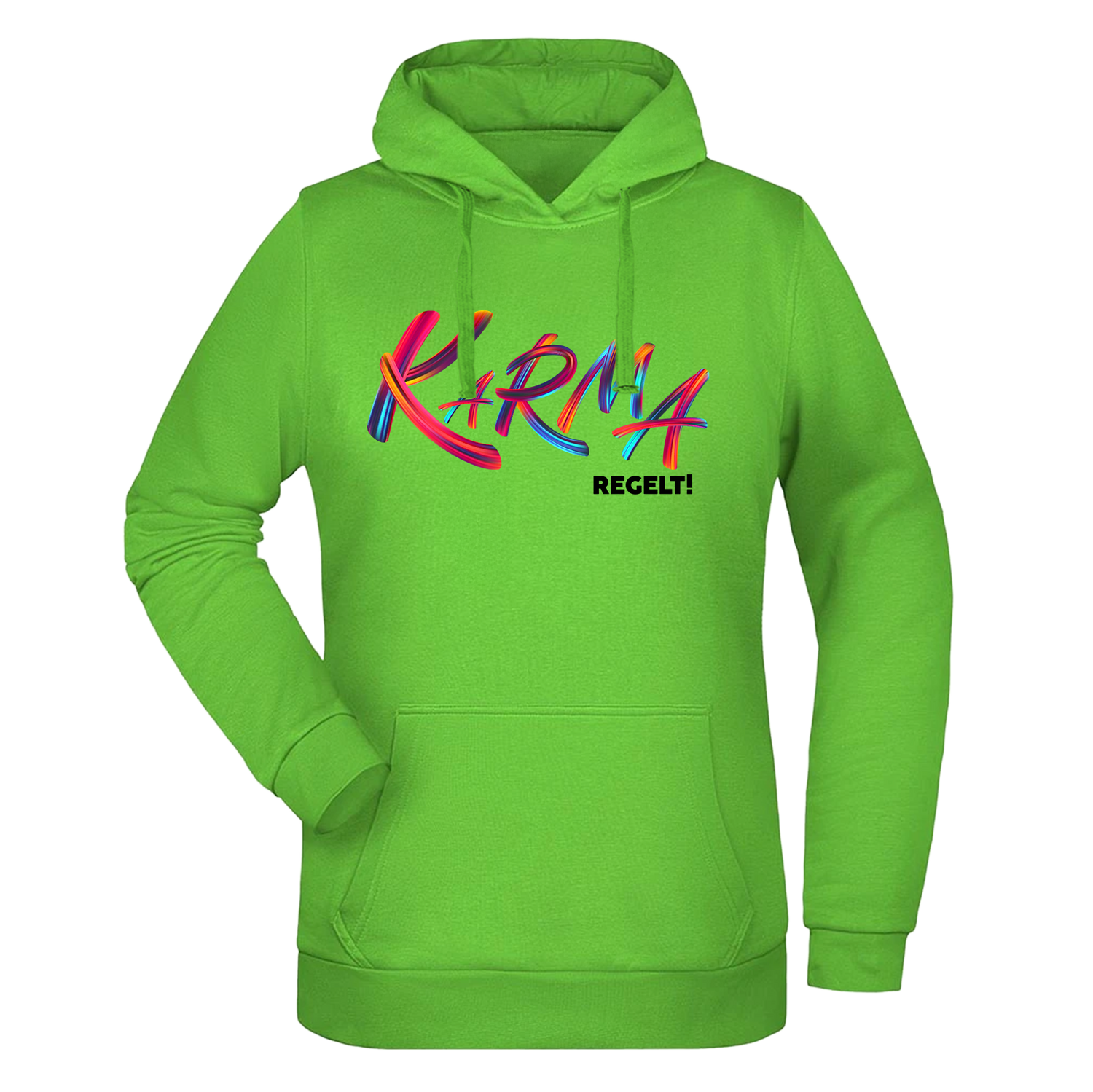Karma regelt Damen Hoodie