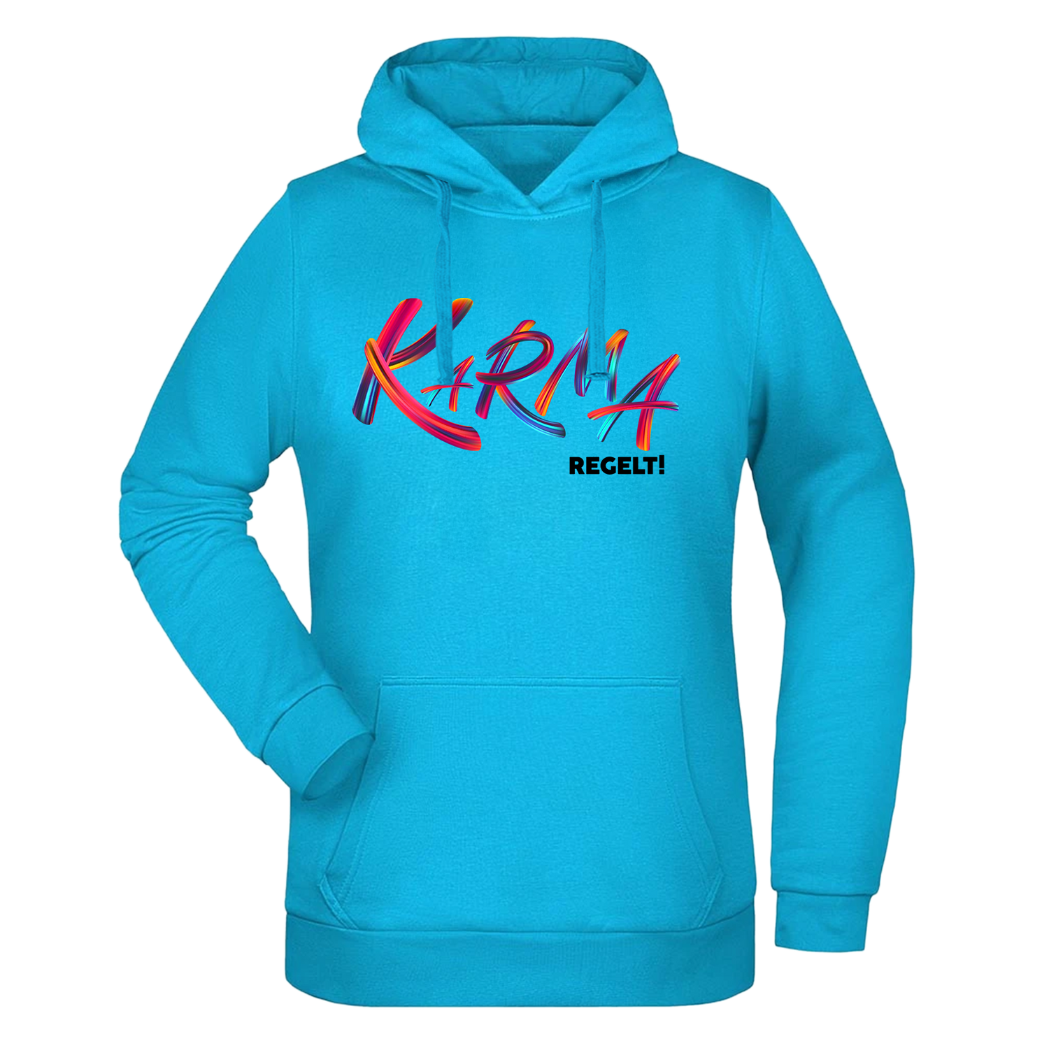 Karma regelt Damen Hoodie