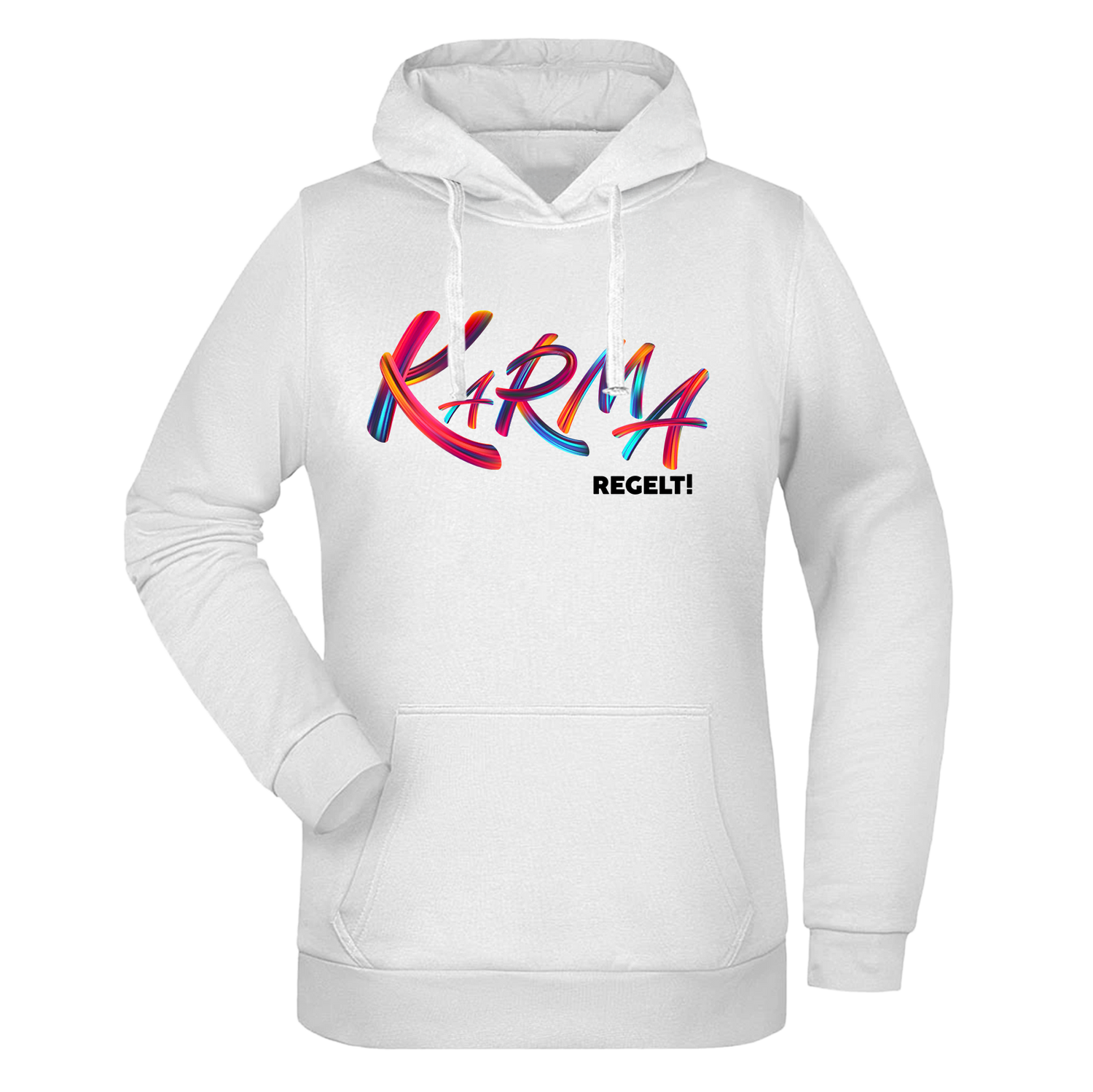 Karma regelt Damen Hoodie