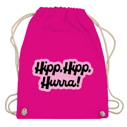 Turnbeutel "Hipp, Hipp, Hurra"