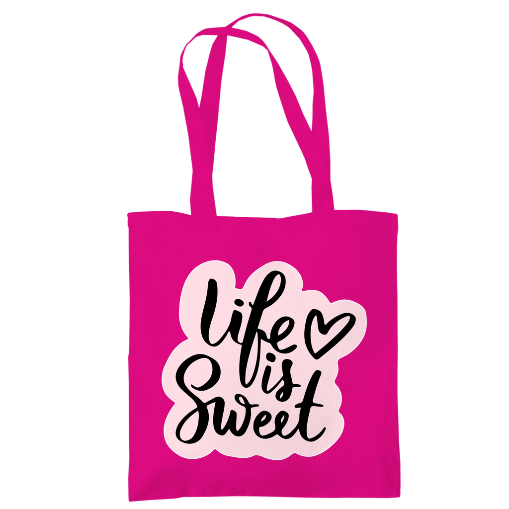 Tragetasche "Life is sweet"