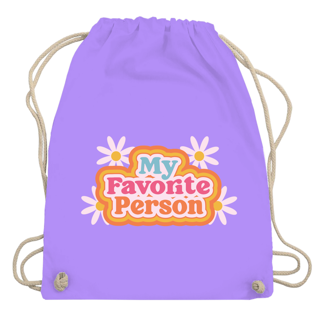 Turnbeutel "My favorite person"
