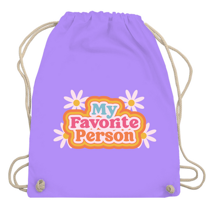 Turnbeutel "My favorite person"