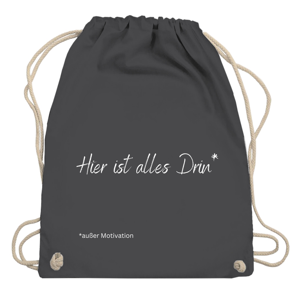 Turnbeutel "Hier ist alles drin"