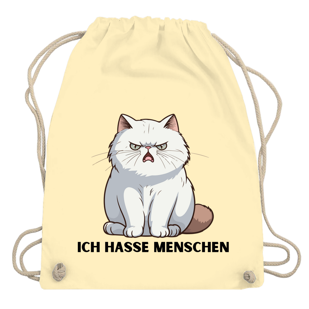 Turnbeutel "Ich hasse Menschen"