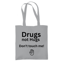 Tragetasche "Drugs not Hugs" - Grafikmagie