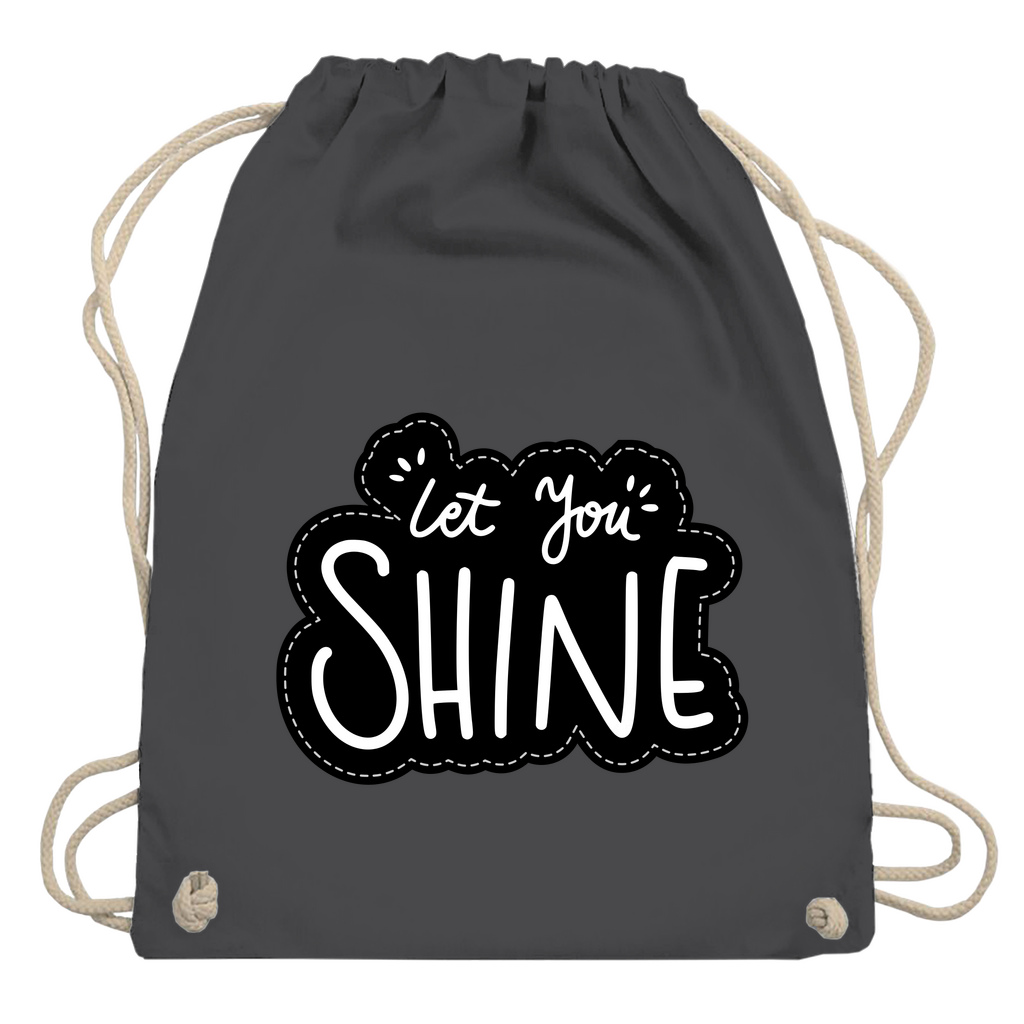 Turnbeutel "Let you shine"