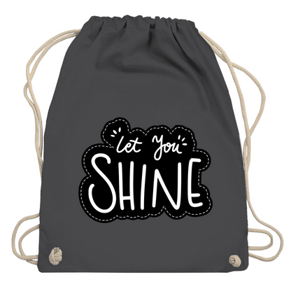 Turnbeutel "Let you shine"