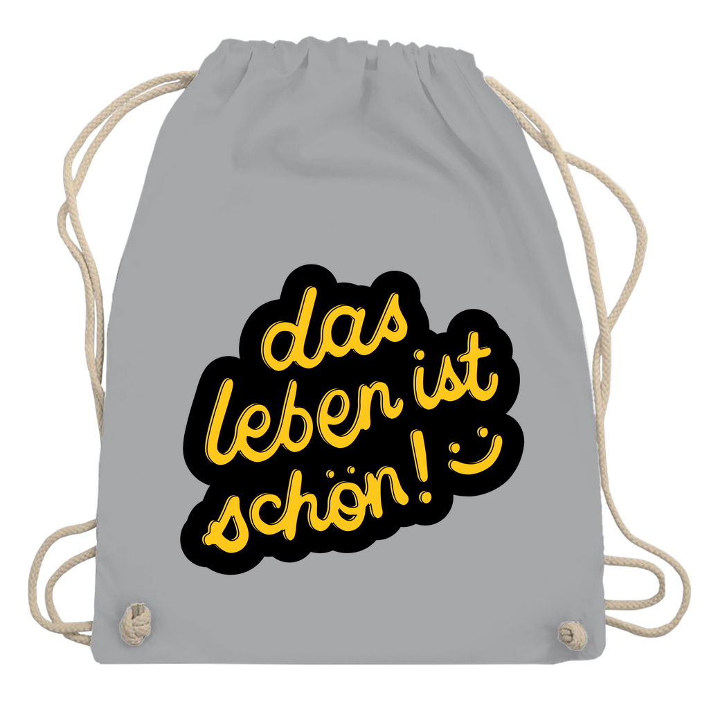 Turnbeutel "das Leben ist schön"
