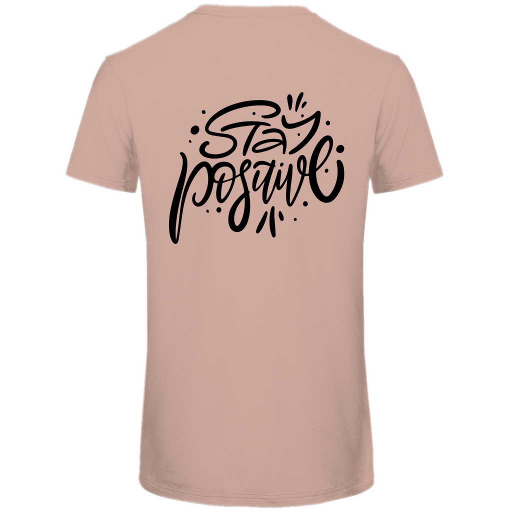 Herren T-Shirt "stay positive" - Grafikmagie