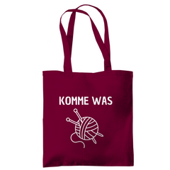 Tragetasche "Komme was Wolle" - Grafikmagie
