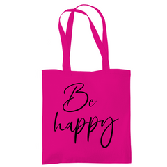 Tragetasche "Be Happy" - Grafikmagie